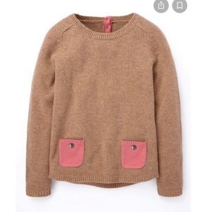 EUC Boden Contrast Pocket Pullover Sweater. Worn twice